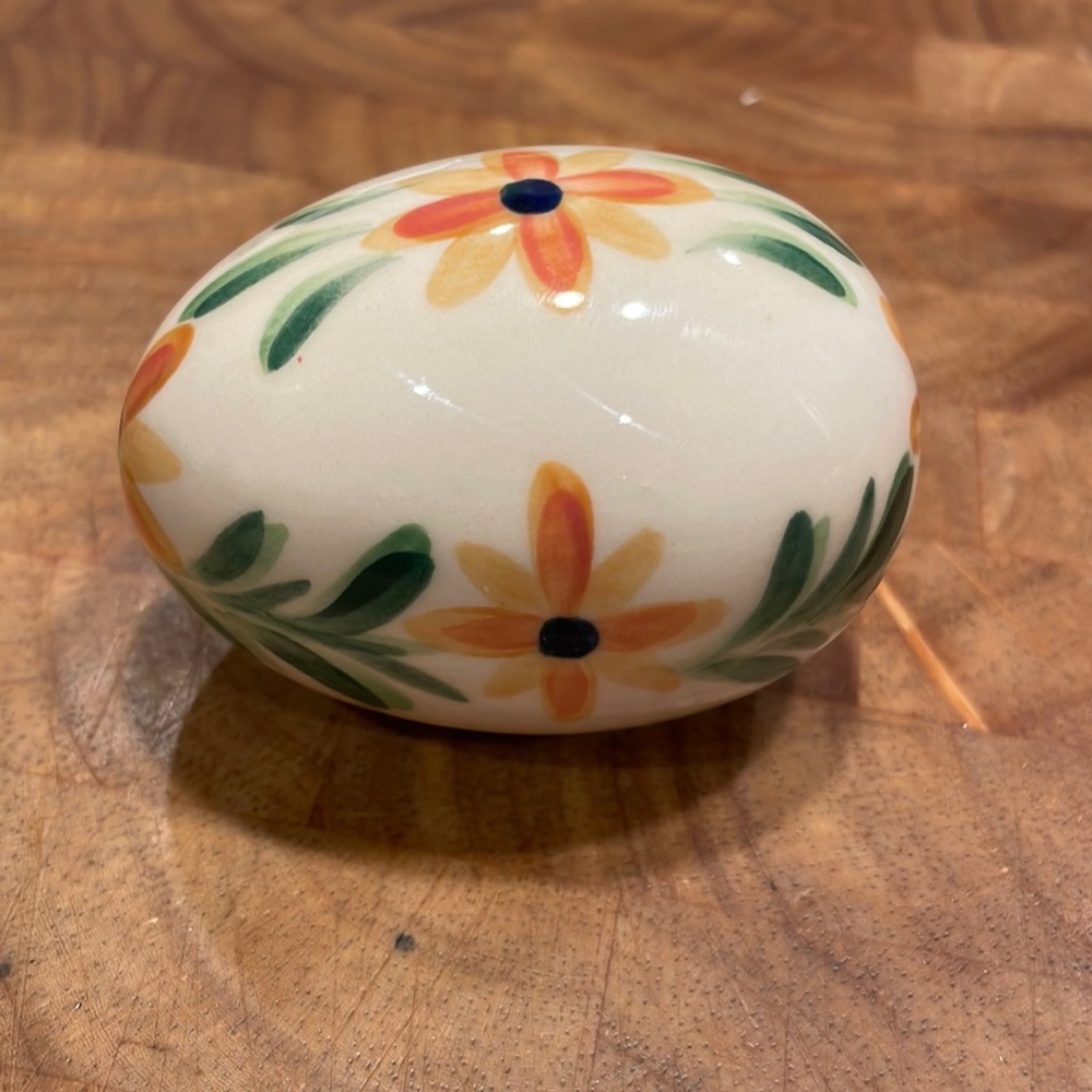 Gail Pittman Ceramic Hand Painted Eggs - Easter